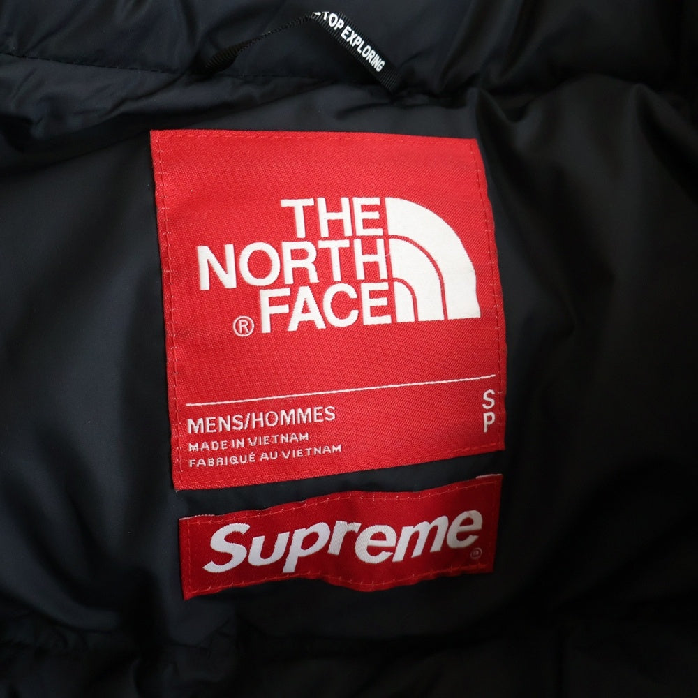 SUPREME(シュプリーム) ×21SS THE NORTH FACE STUDDED NUPTSE ノースフェイス スタッズヌプシ ダウンジャケット ブラック ND421001
