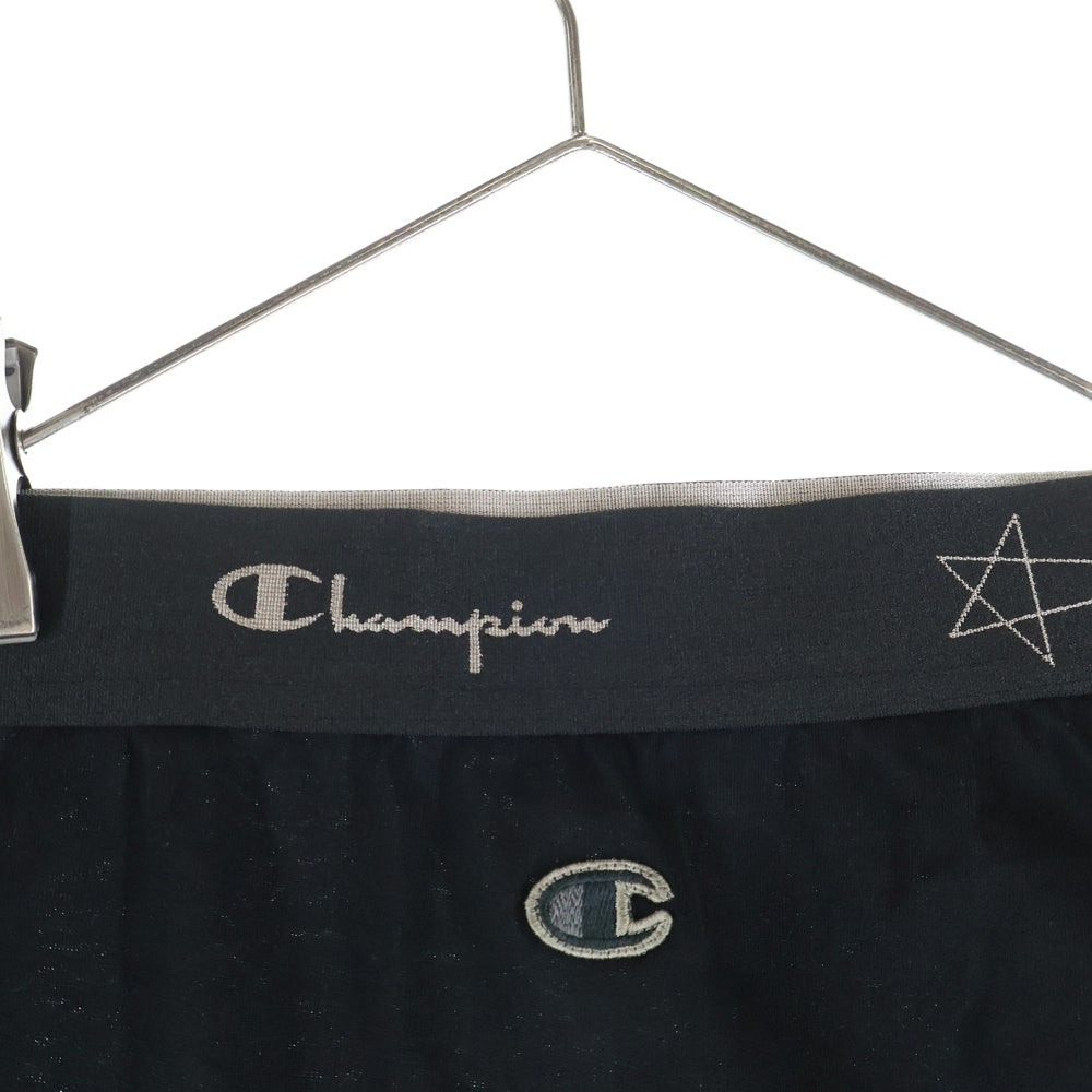 Rick Owens(リックオウエンス) ×Champion SACRIMINI チャンピオン ロゴウエスト スカート ブラック レディース CW02C6670-CHJEG