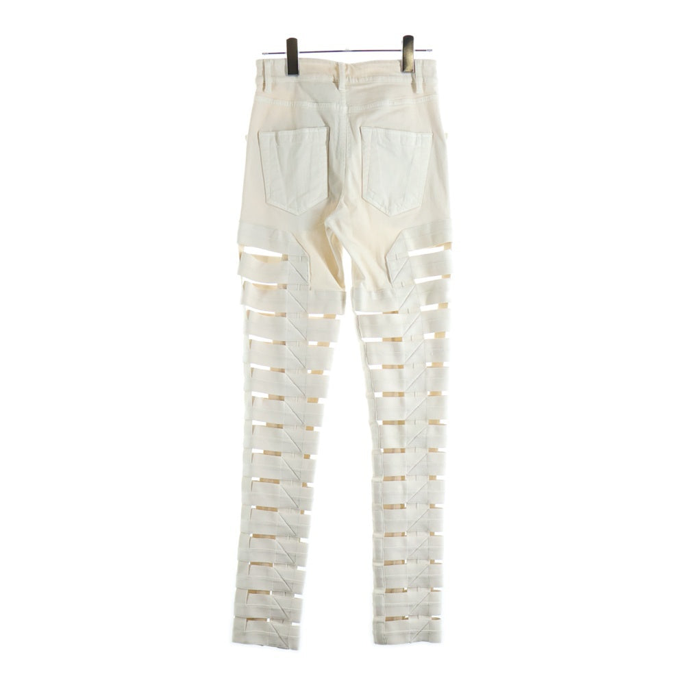 Rick Owens(リックオウエンス) 22SS SPARTAN JEANS スパルタンジーンズ スキニーパンツ ホワイト RP01B4312-SDW
