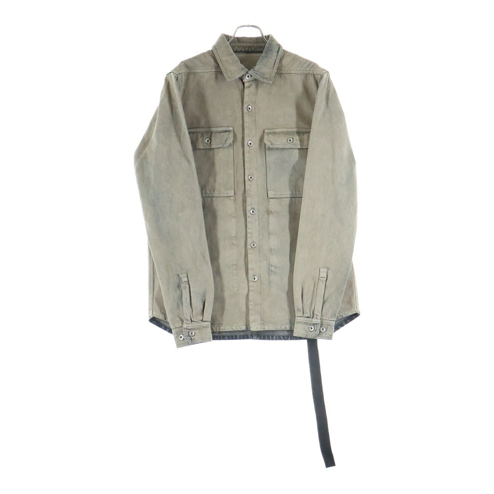 DRKSHDW(ダークシャドウ) OUTERSHIRT 長袖デニムシャツ インディゴ DS02B4705-DMP