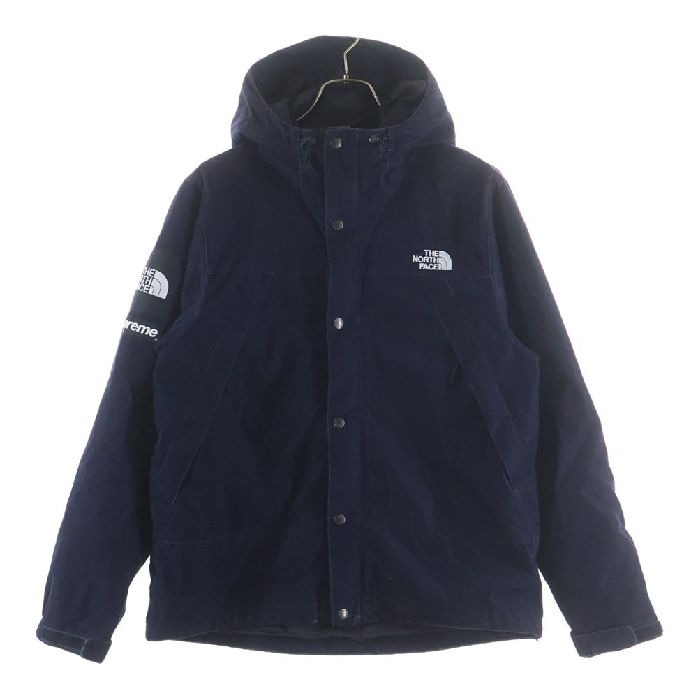 SUPREME(シュプリーム) 12AW ×THE NORTH FACE Corduroy Mountain Shell Jacket NP01250 ×ザノースフェイス コーデュロイ マウンテンシェルジャケット ネイビー