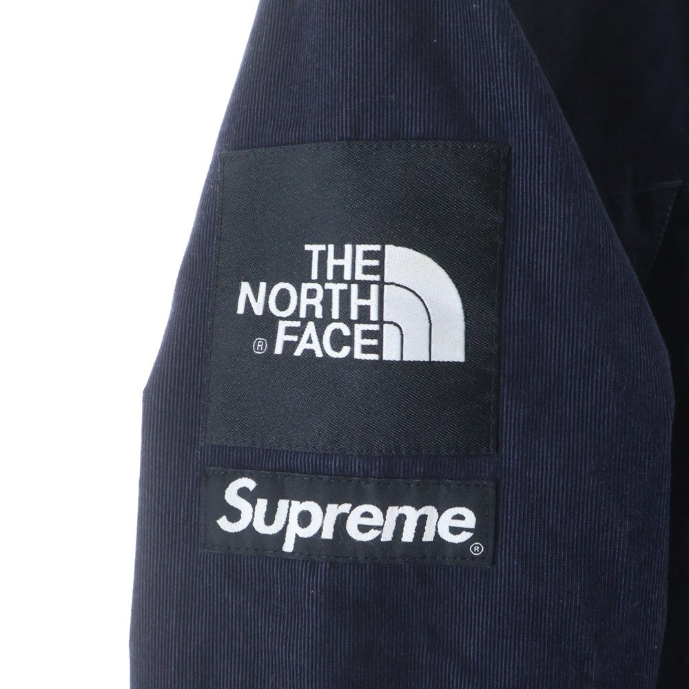 SUPREME(シュプリーム) 12AW ×THE NORTH FACE Corduroy Mountain Shell Jacket NP01250 ×ザノースフェイス コーデュロイ マウンテンシェルジャケット ネイビー
