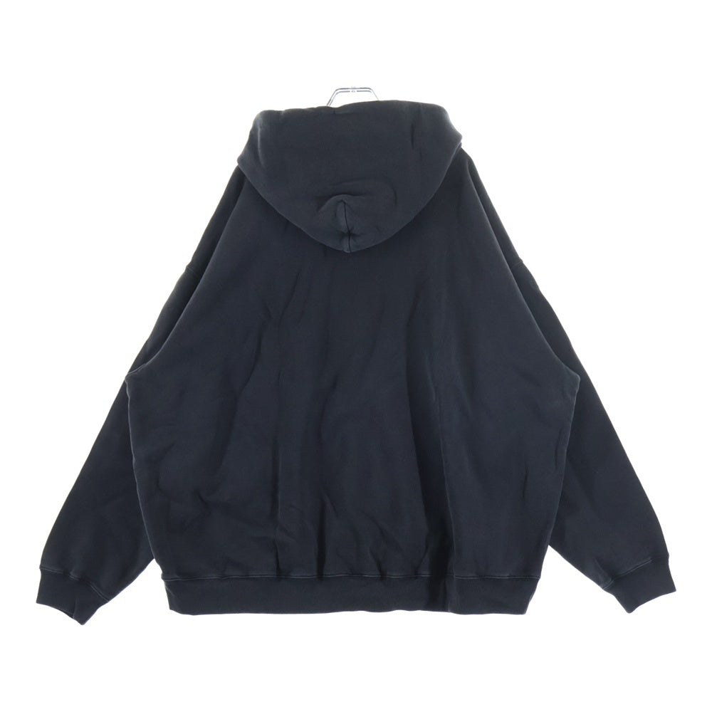 MARTINE ROSE(マーティンローズ) Classic Hoodie フェード加工 プルオーバースウェットパーカー フーディー グレー