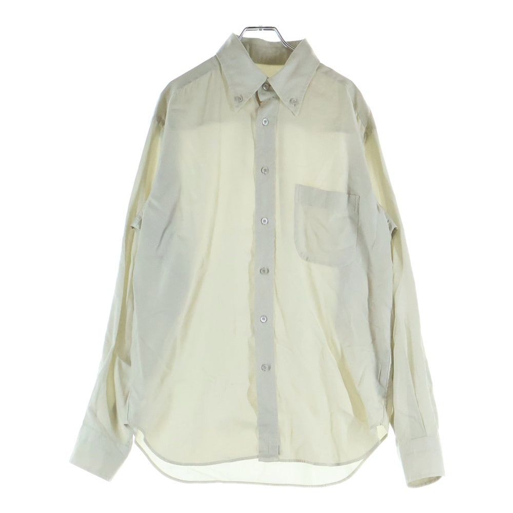 TOM FORD(トムフォード) L/S SHIRT リヨセル 長袖ポケットシャツ ベージュ HRO001 FMT001S23