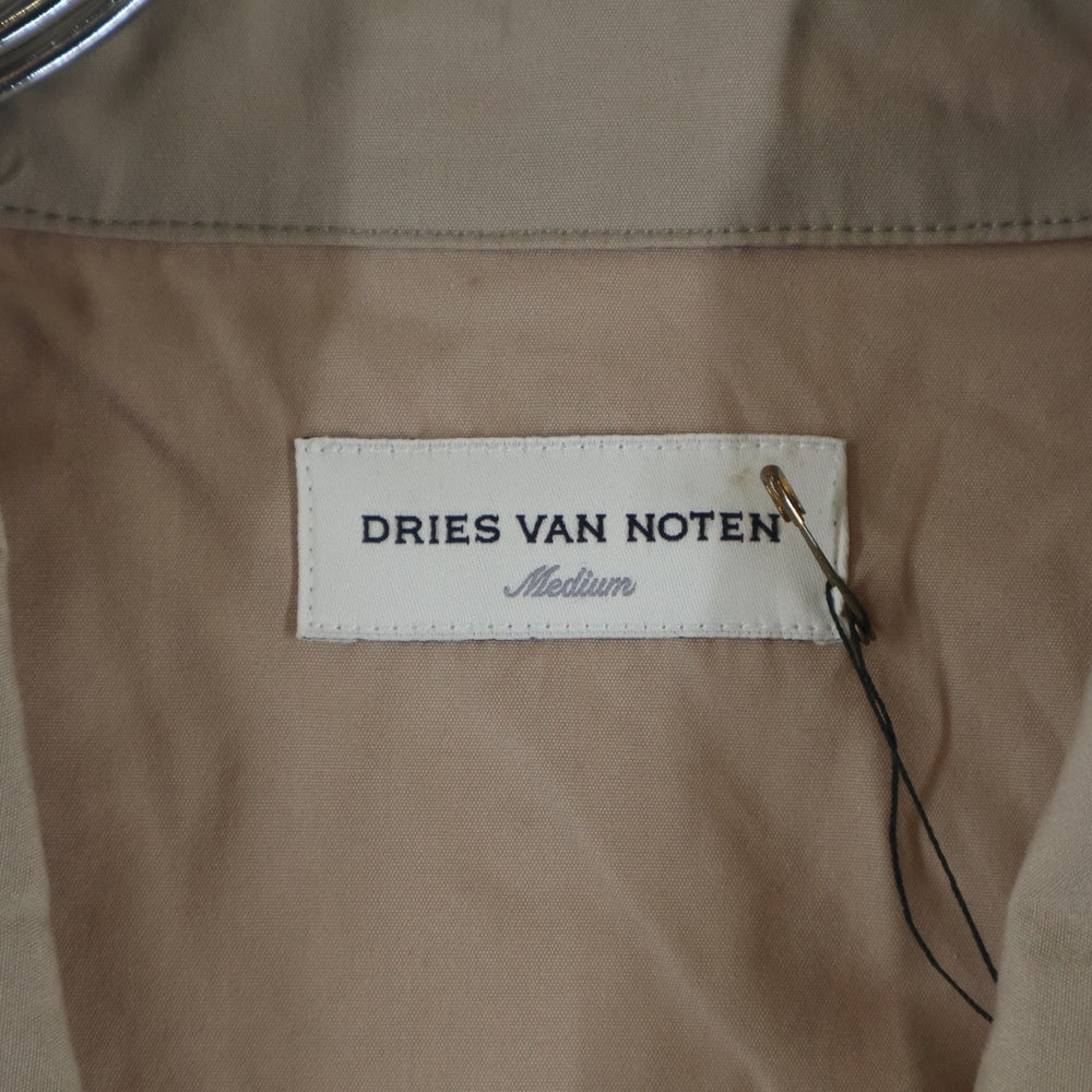 DRIES VAN NOTEN(ドリスヴァンノッテン) 24SS M.W.SHIRT SAN コットン ダブルテーラードジャケット ベージュ