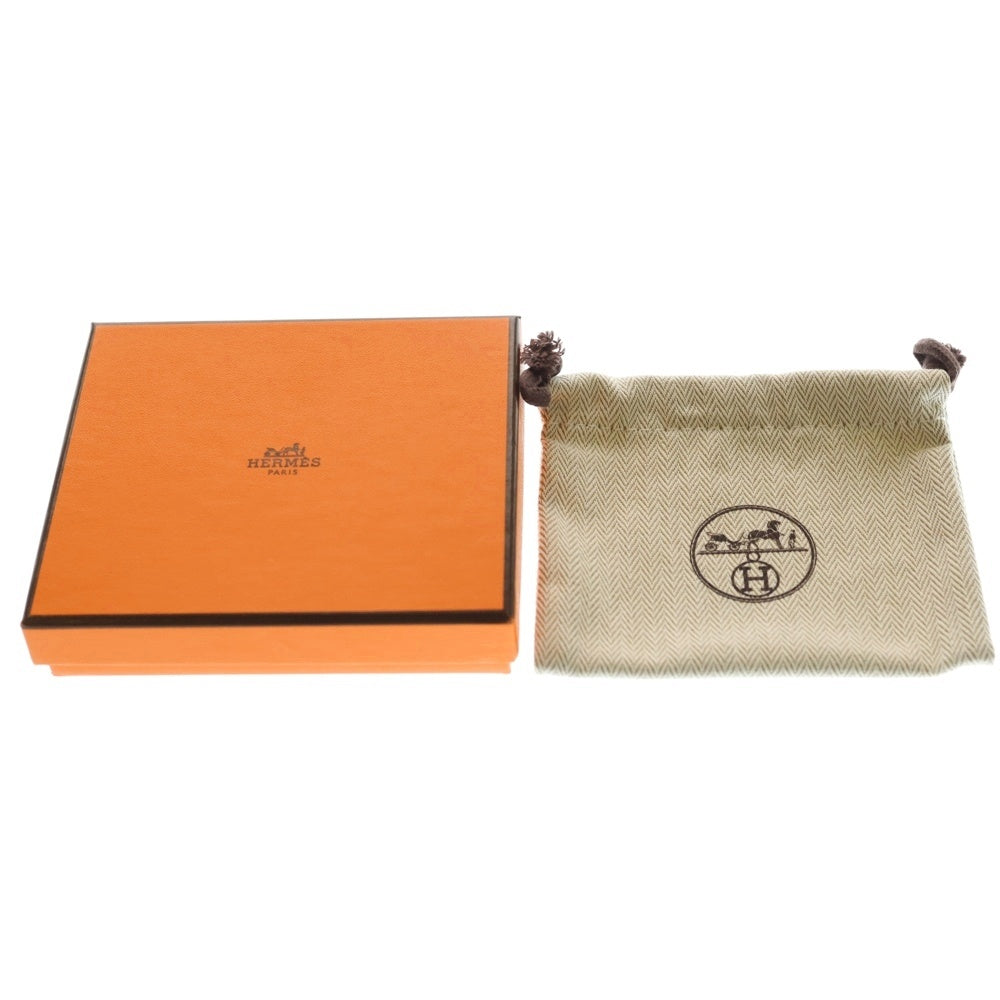 HERMES(エルメス) Cheval Picto ジュバル ピクト レザーカードケース ブラック W刻印 レディース