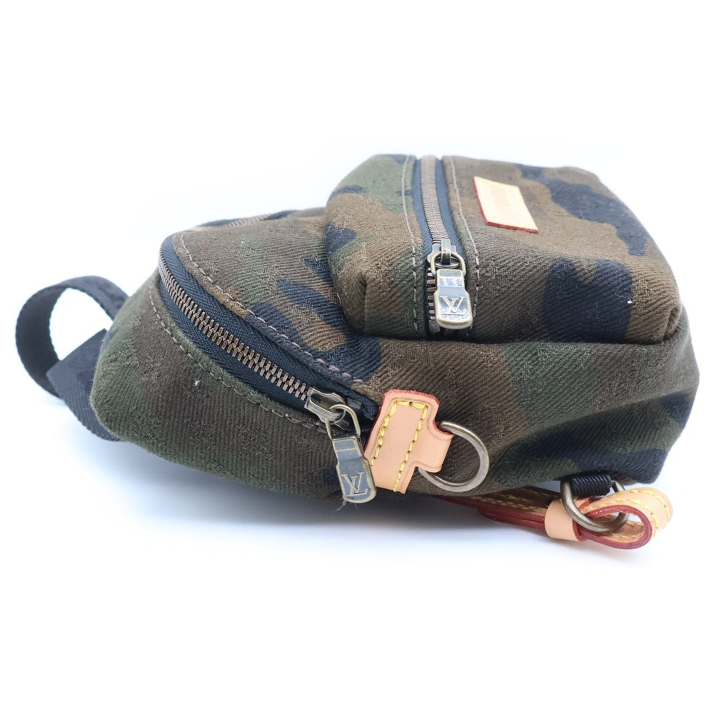 LOUIS VUITTON(ルイヴィトン) 17AW ×Supreme アポロ ナノ バックパック チャーム カモフラージュ 迷彩バックパック カーキ M44201 レディース