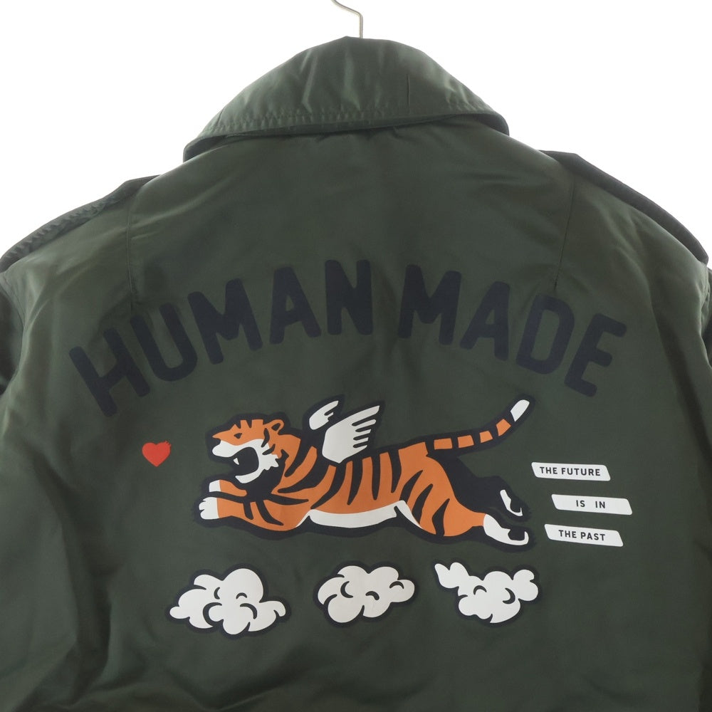 HUMAN MADE(ヒューマンメイド) 25SS FLIGHT JACKET フライトジャケット ブルゾン カーキ HM30JK017