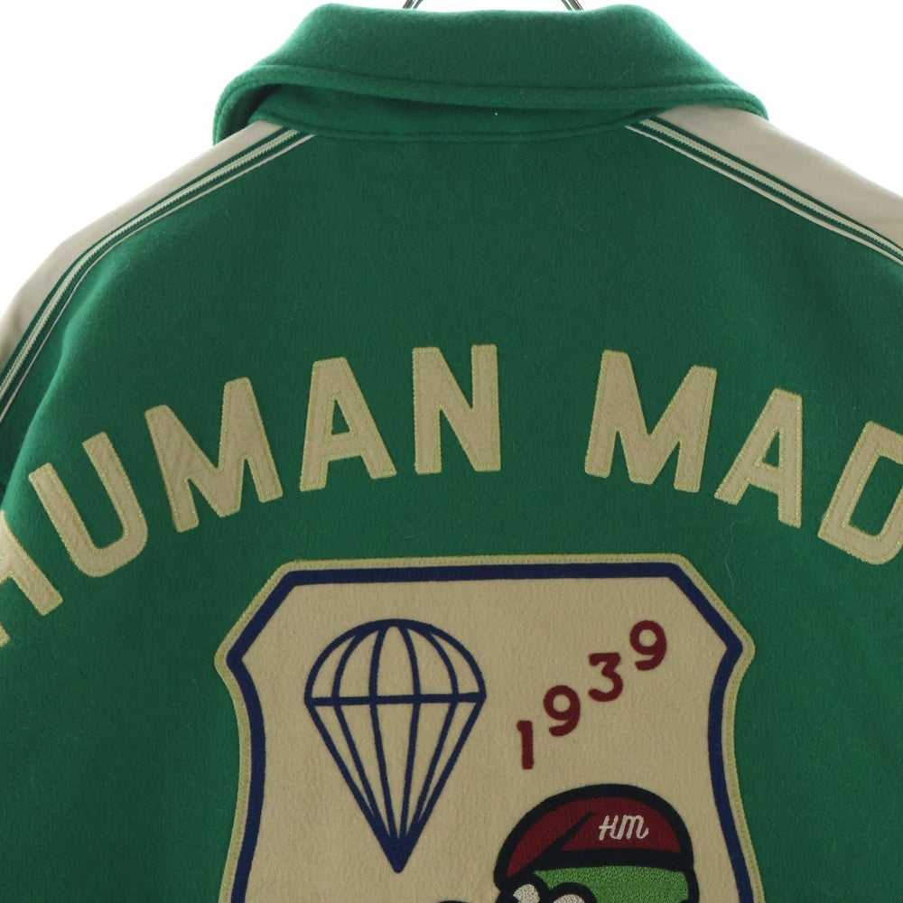 HUMAN MADE(ヒューマンメイド) 25SS MILITARY JACKET ウールミリタリージャケット ブルゾン グリーン HM30JK018