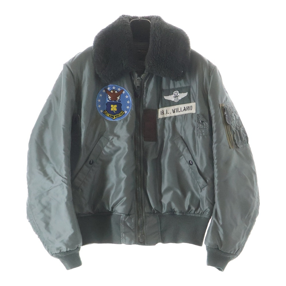 THE REAL McCOY'S(ザリアルマッコイ) B-15D ワッペン フライトジャケット ミリタリージャケット MIL-J-6251B