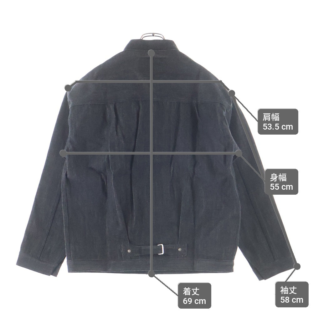 SUBCULTURE(サブカルチャー) S06XX BLACK DENIM JACKET SCJK-CL15 シンチバック デニムジャケット ブラック