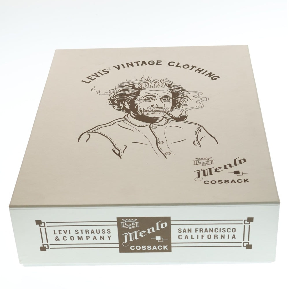 Levi's VINTAGE CLOTHING(リーバイス ビンテージ クロージング) MENLO COSSACK LEATHER JACKET ラムレザー メンローコサック レザージャケット ブラウン