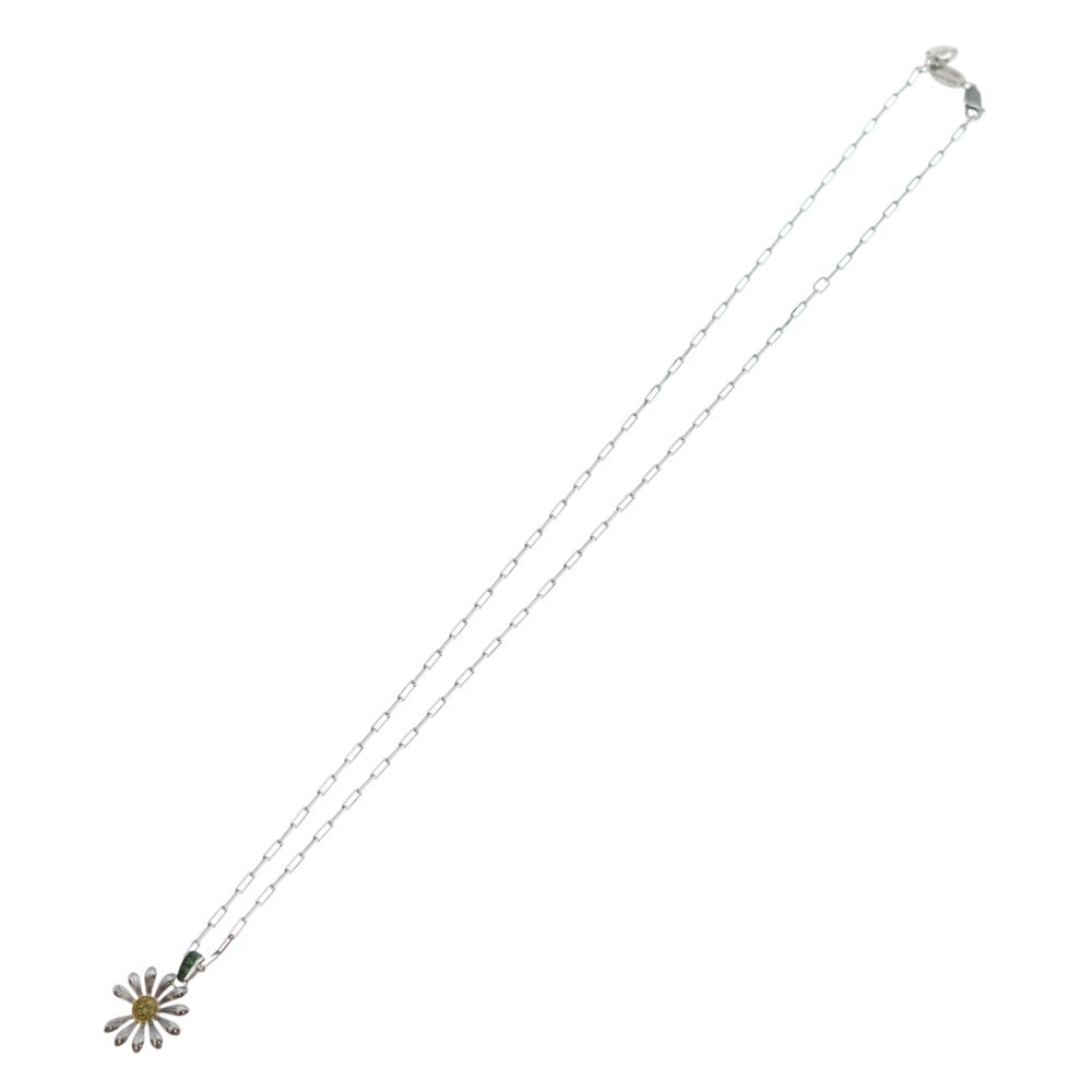 Jacob&Co.(ジェイコブ) x PEACEMINUSONE 18K YELLOW GOLD ピースマイナスワン フラワーモチーフ ペンダント PD-GD-SS シルバー/ゴールド レディース