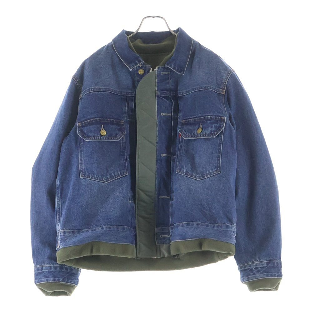 Sacai(サカイ) ×Levi's Denim Nylon Twill Reversible Blouson