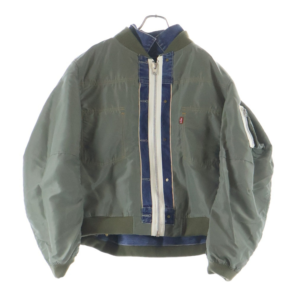 Sacai(サカイ) ×Levi's Denim Nylon Twill Reversible Blouson