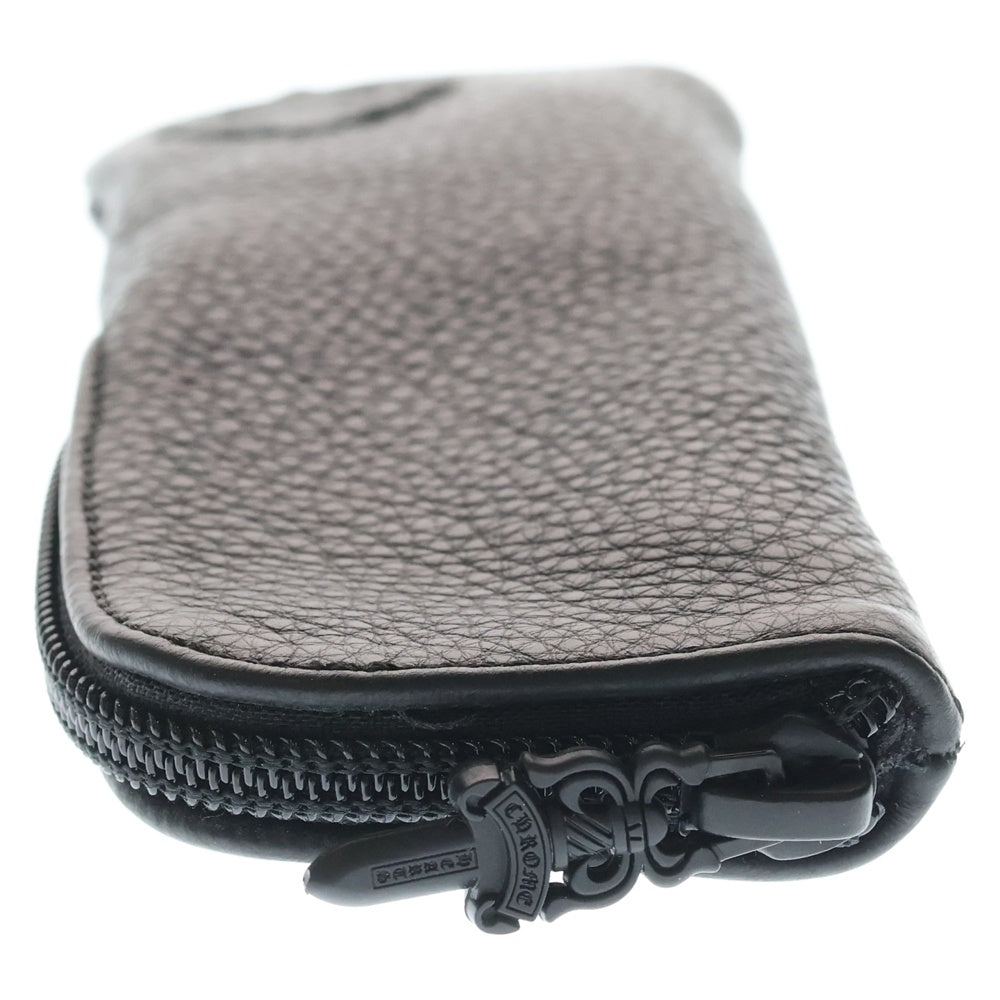 CHROME HEARTS(クロムハーツ) CASE ダガージップ レザーアイウェアケース 眼鏡ケース ブラック
