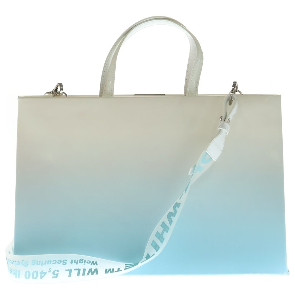 OFF-WHITE(オフホワイト) バインダー 2WAYハンドバッグ ショルダーバッグ ホワイト レディース