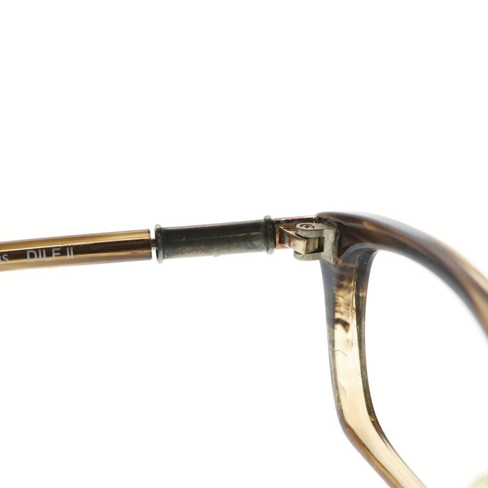 CHROME HEARTS(クロムハーツ) DILF 2 ダガーテンプル スクエアフレーム眼鏡 アイウェア 伊達眼鏡