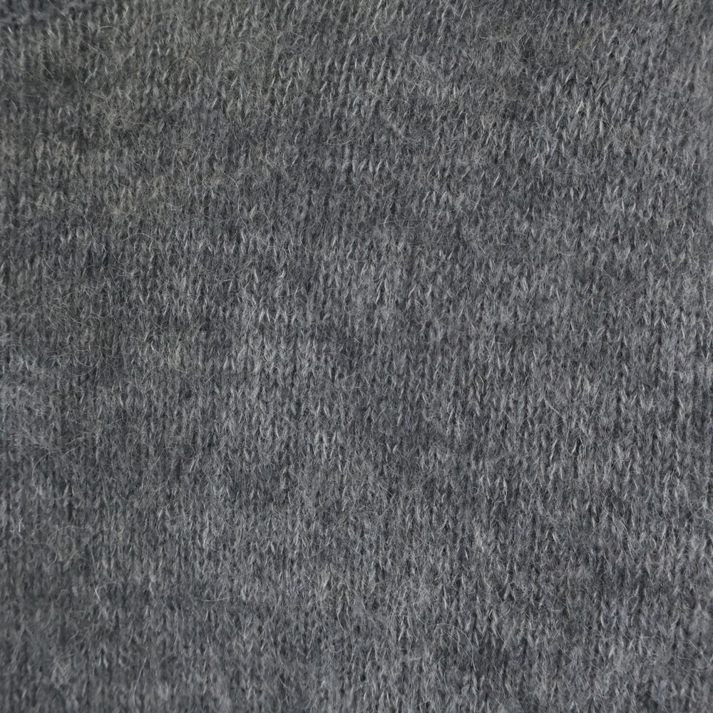 MONCLER(モンクレール) MAGLIA TRICOT GIROCOLLO ロゴワッペン カシミヤ混 クルーネックニットセーター グレー D20919034252