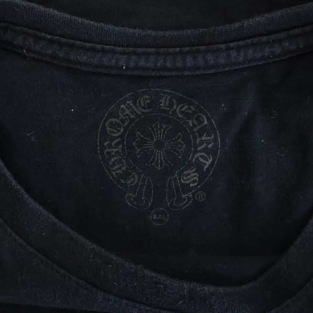 CHROME HEARTS(クロムハーツ) Star Print Long Sleeve Tee スタープリント ロングスリーブ 半袖Tシャツ ブラック/ホワイト