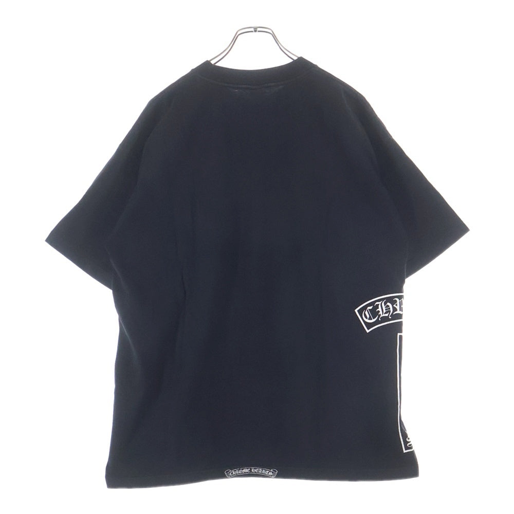 CHROME HEARTS(クロムハーツ) OLD BS FLUER T-BAR TEE フレアプリント クルーネック 半袖Tシャツ カットソー ブラック