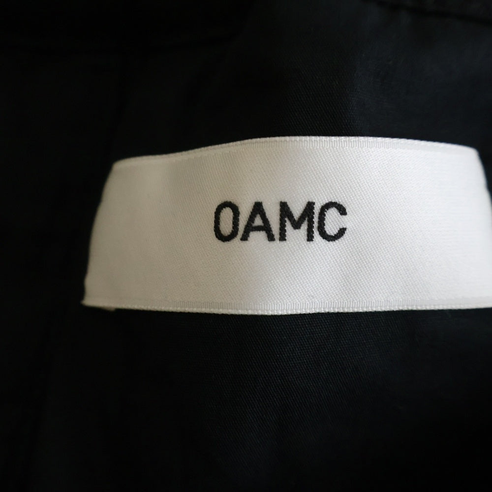 OAMC(オーエーエムシー) 20AW REGS PANTS OAMR311133 バージンウール ベルテッド スラックス パンツ ブラック