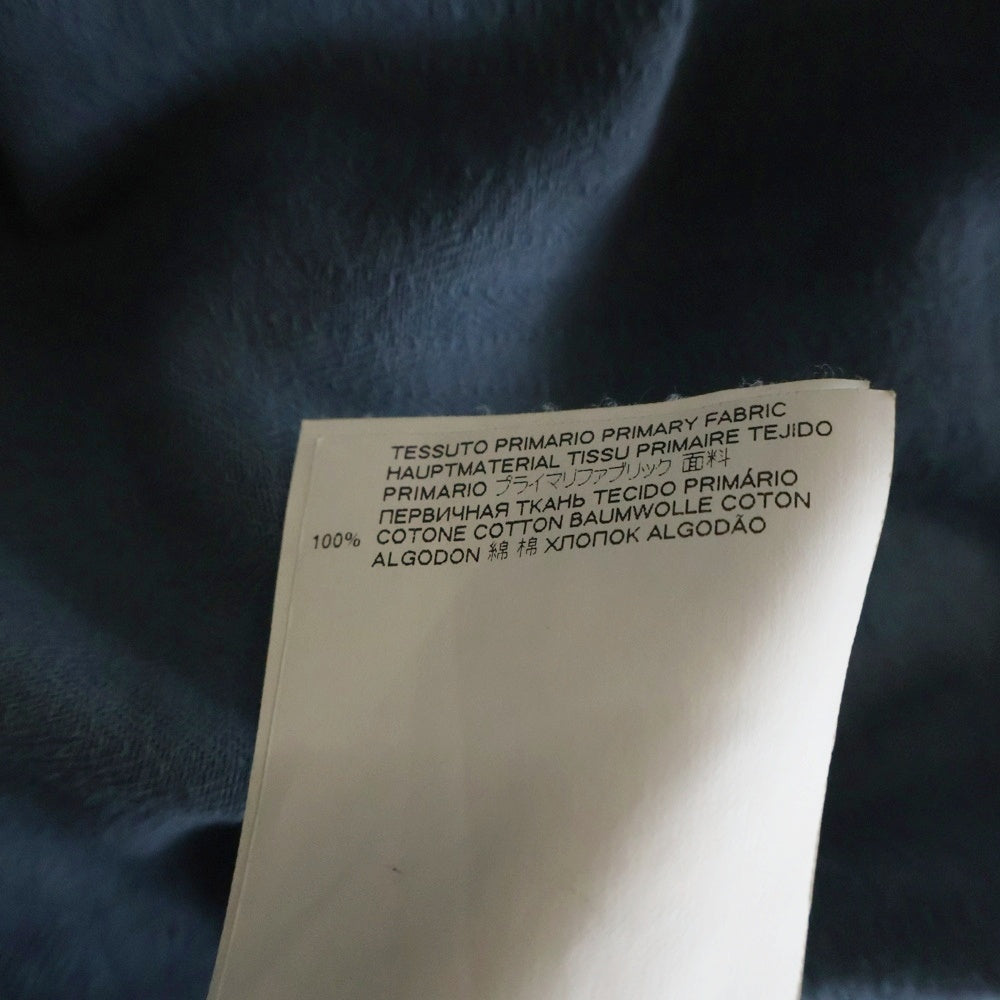 Maison Margiela(メゾンマルジェラ) Tie Front Herringbone Shirt S50DL0459 タイフロント ヘリンボーン 長袖シャツ ブルー