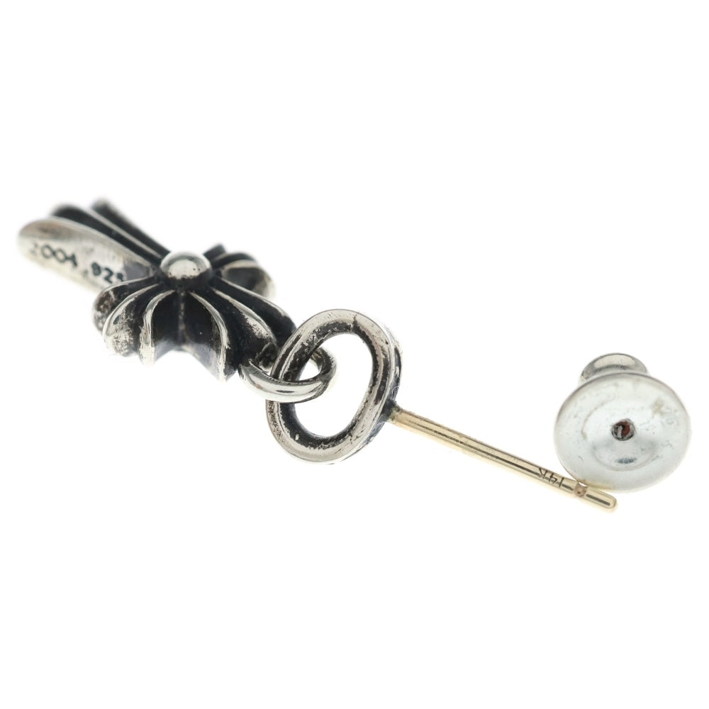 CHROME HEARTS(クロムハーツ) BBY F PPRCHN ベイビーファットクロス ドロップピアス シルバー BCA090