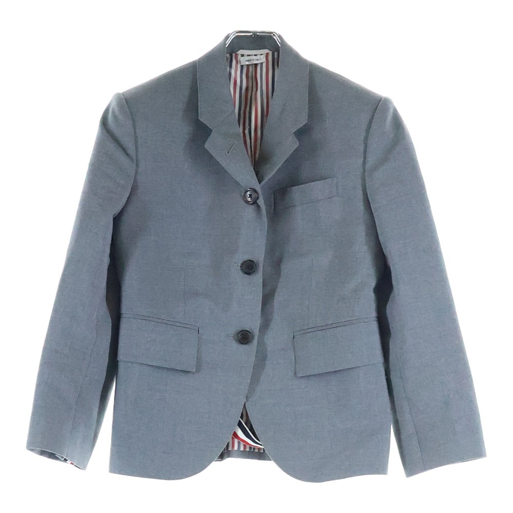 THOM BROWNE(トムブラウン) Wool Hi Armhole Tailored Jacket 3B テーラードジャケット グレー レディース FBC010V02872035