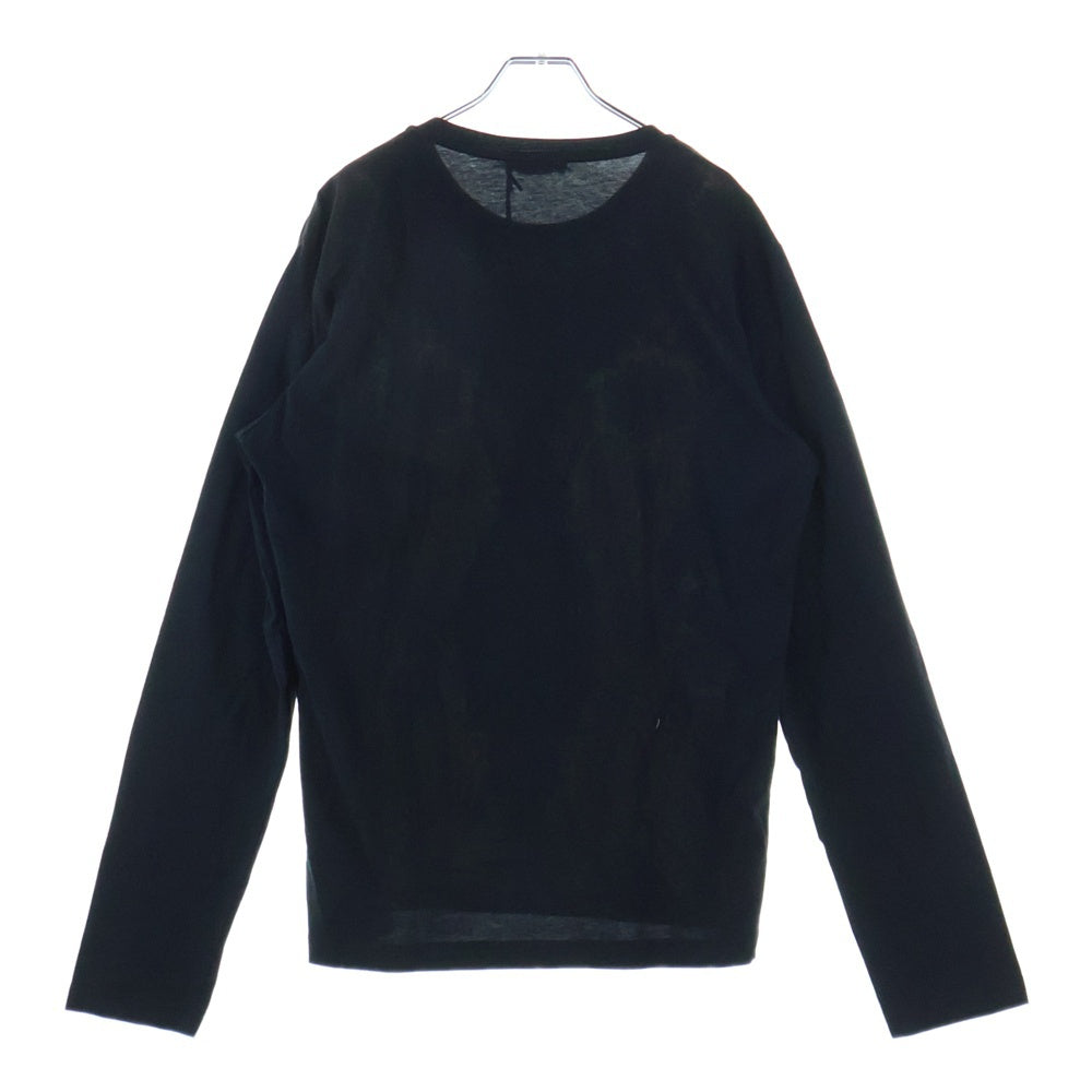 VERSACE(ヴェルサーチ) L/S T-SHIRT 総柄長袖Tシャツ ロンT ブラック B3GOB786