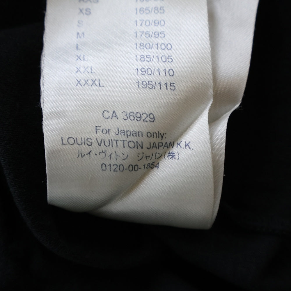 LOUIS VUITTON(ルイヴィトン) 19AW Smoke Printed Tee 半袖Tシャツ ブラック RM192 NPG HHY90W