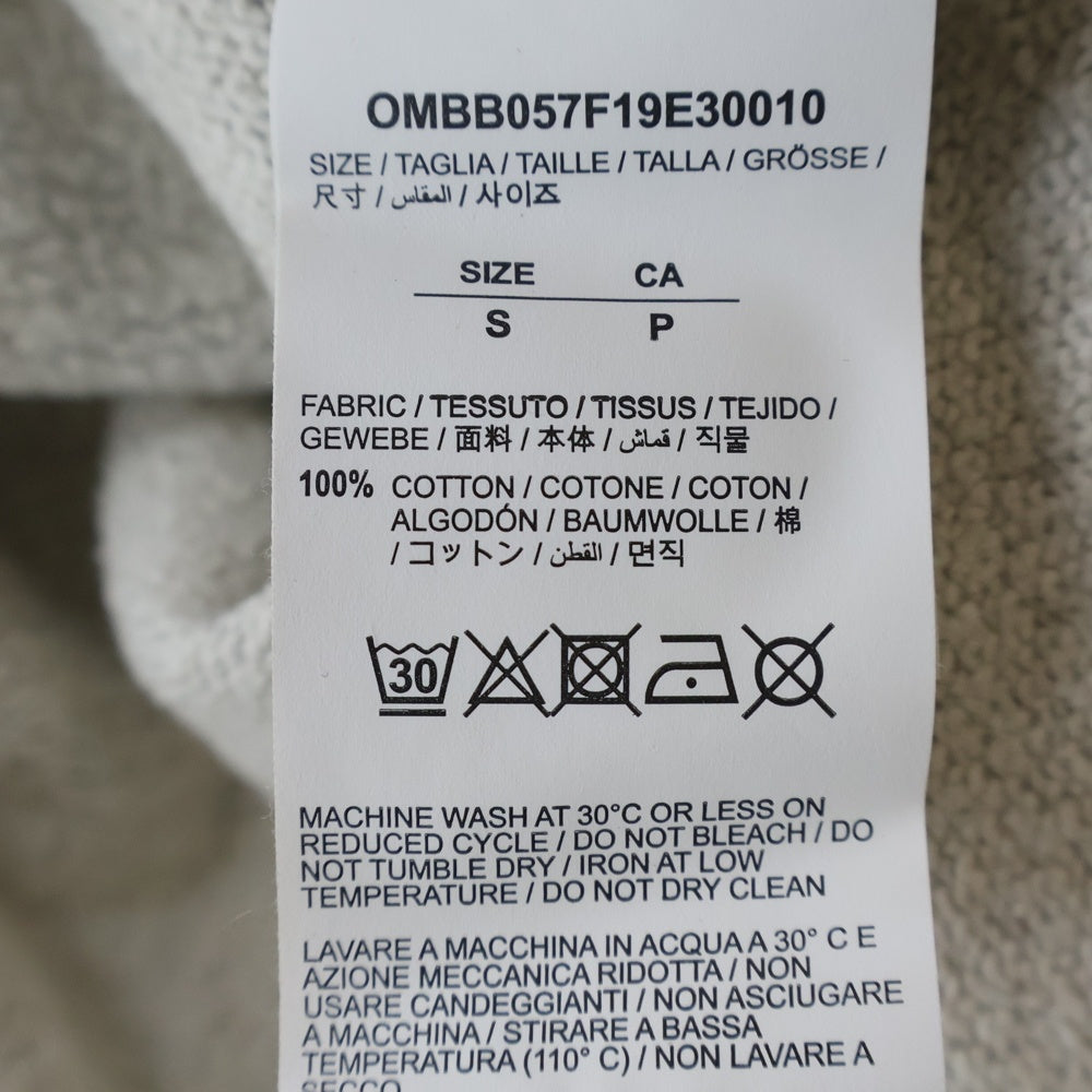 OFF-WHITE(オフホワイト) 19AW Arrow Hoodie プルオーバースウェットパーカー フーディー グレー OMBB057F19E30010