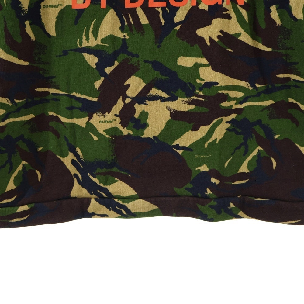 OFF-WHITE(オフホワイト) 17SS Camouflage Sweatshirt カモフラージュ 迷彩クルーネックスウェットトレーナー カーキ