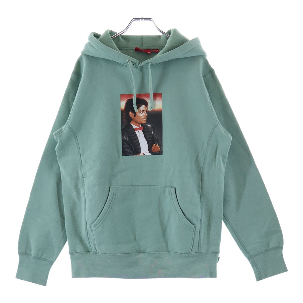 SUPREME(シュプリーム) 17SS Michael Jackson Hooded Sweatshirt マイケルジャクソン プルオーバースウェットパーカー フーディー グリーン
