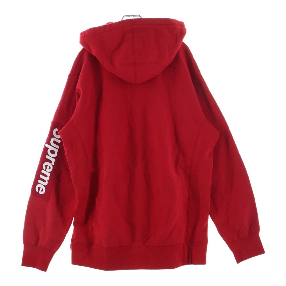 SUPREME(シュプリーム) 17AW Sleeve Patch Hooded Sweatshirt スリーブパッチ プルオーバースウェットパーカー フーディー レッド