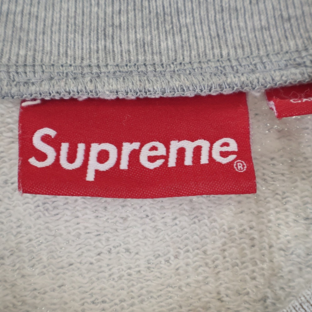 SUPREME(シュプリーム) 15SS Athletic Split Crewneck アスレティック スプリット クルーネックスウェットトレーナー グレー