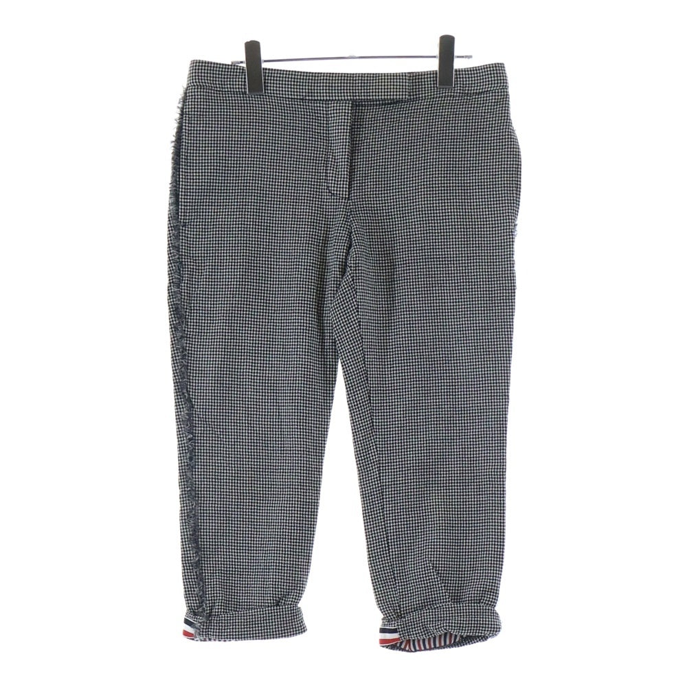 THOM BROWNE(トムブラウン) Wool Pants 千鳥格子 ウールチェックパンツ ブラック/ホワイト FTC025T-02290980