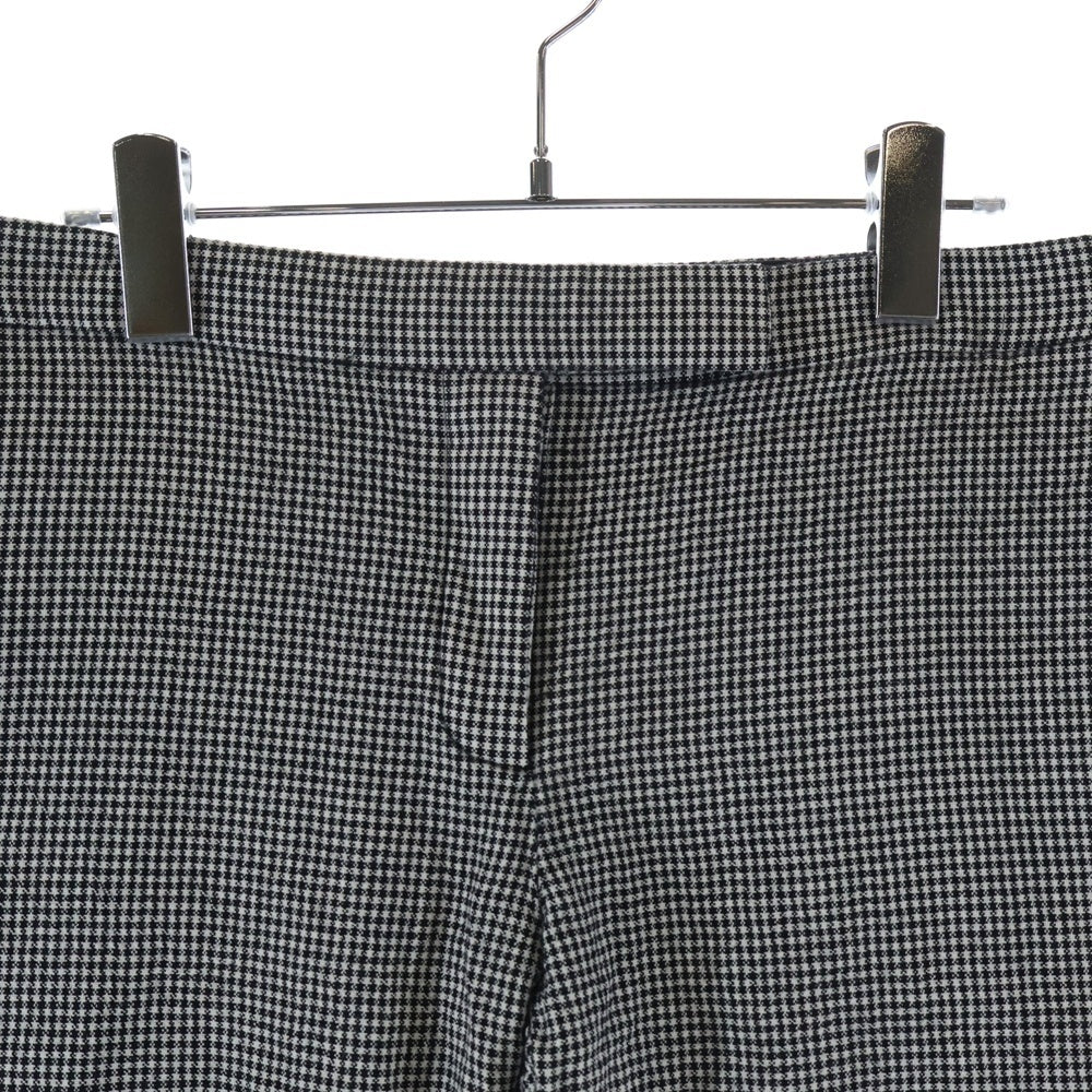 THOM BROWNE(トムブラウン) Wool Pants 千鳥格子 ウールチェックパンツ ブラック/ホワイト FTC025T-02290980