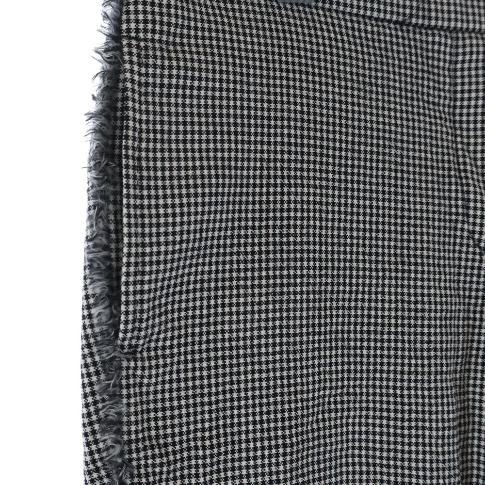 THOM BROWNE(トムブラウン) Wool Pants 千鳥格子 ウールチェックパンツ ブラック/ホワイト FTC025T-02290980