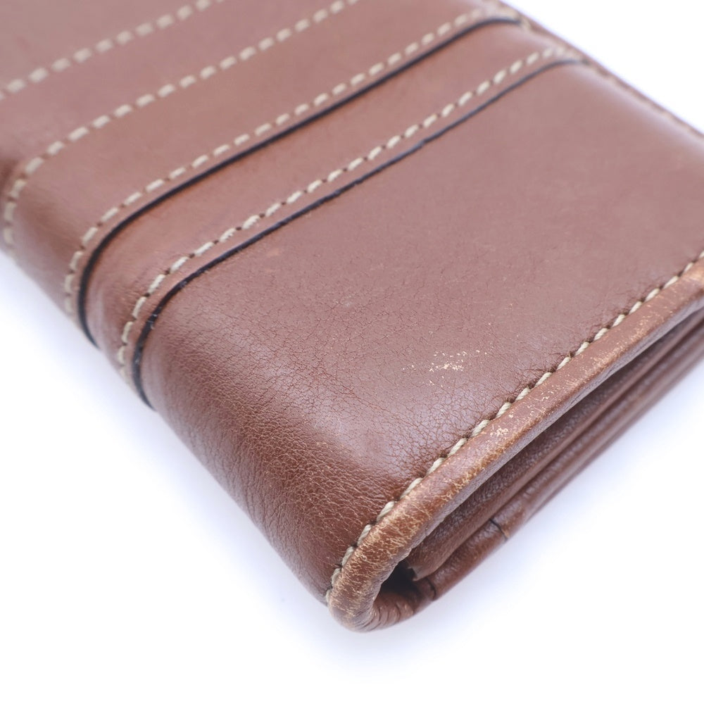 GUCCI(グッチ) Leather Card Cade レザーカードケース 名刺入れ ブラウン 233061