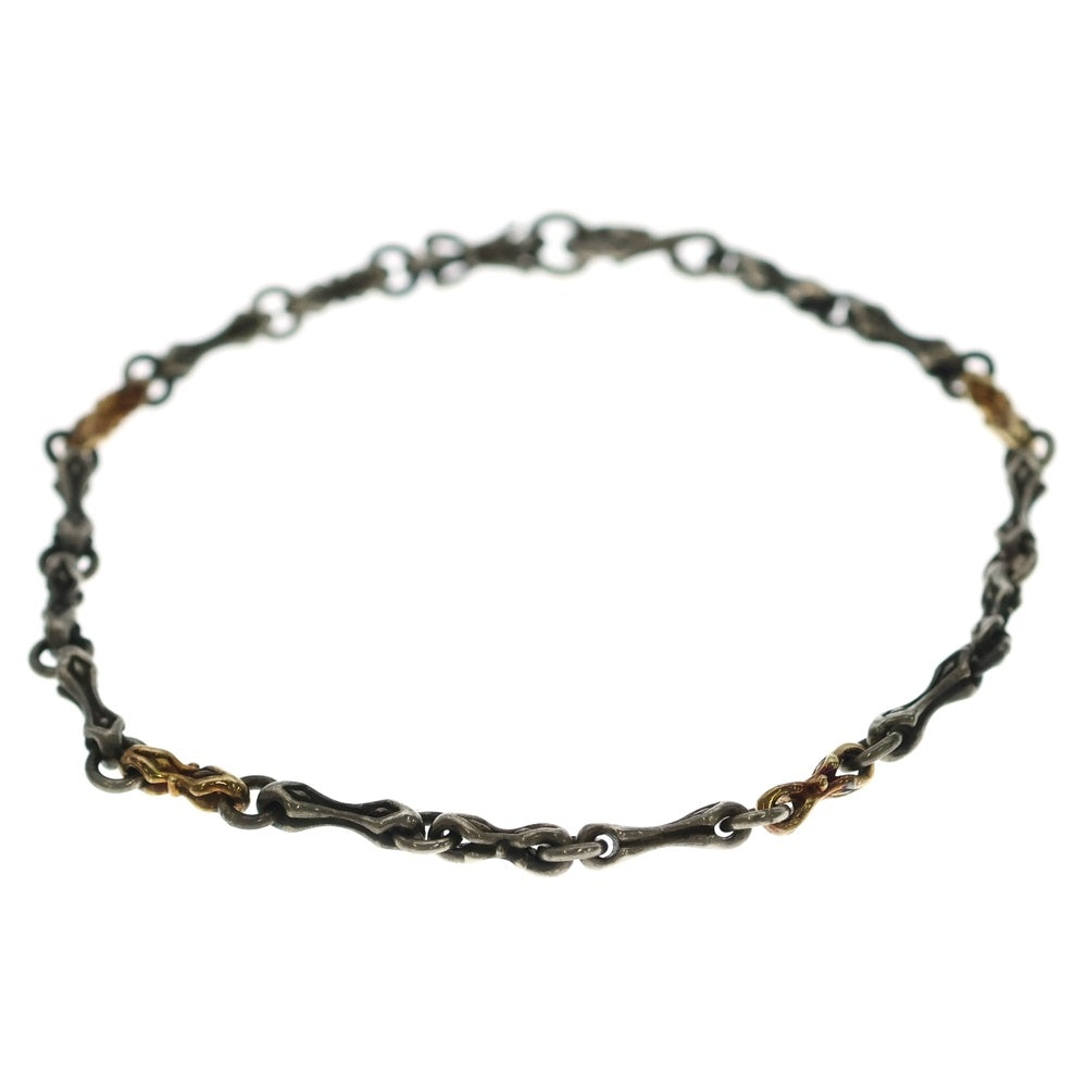 NO BRAND(ノーブランド) Chain Bracelet コンビネーション チェーンブレスレット シルバー/ゴールド