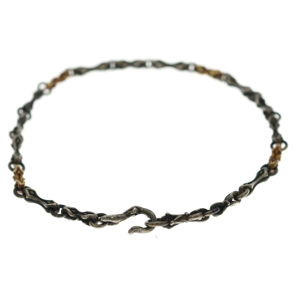 NO BRAND(ノーブランド) Chain Bracelet コンビネーション チェーンブレスレット シルバー/ゴールド