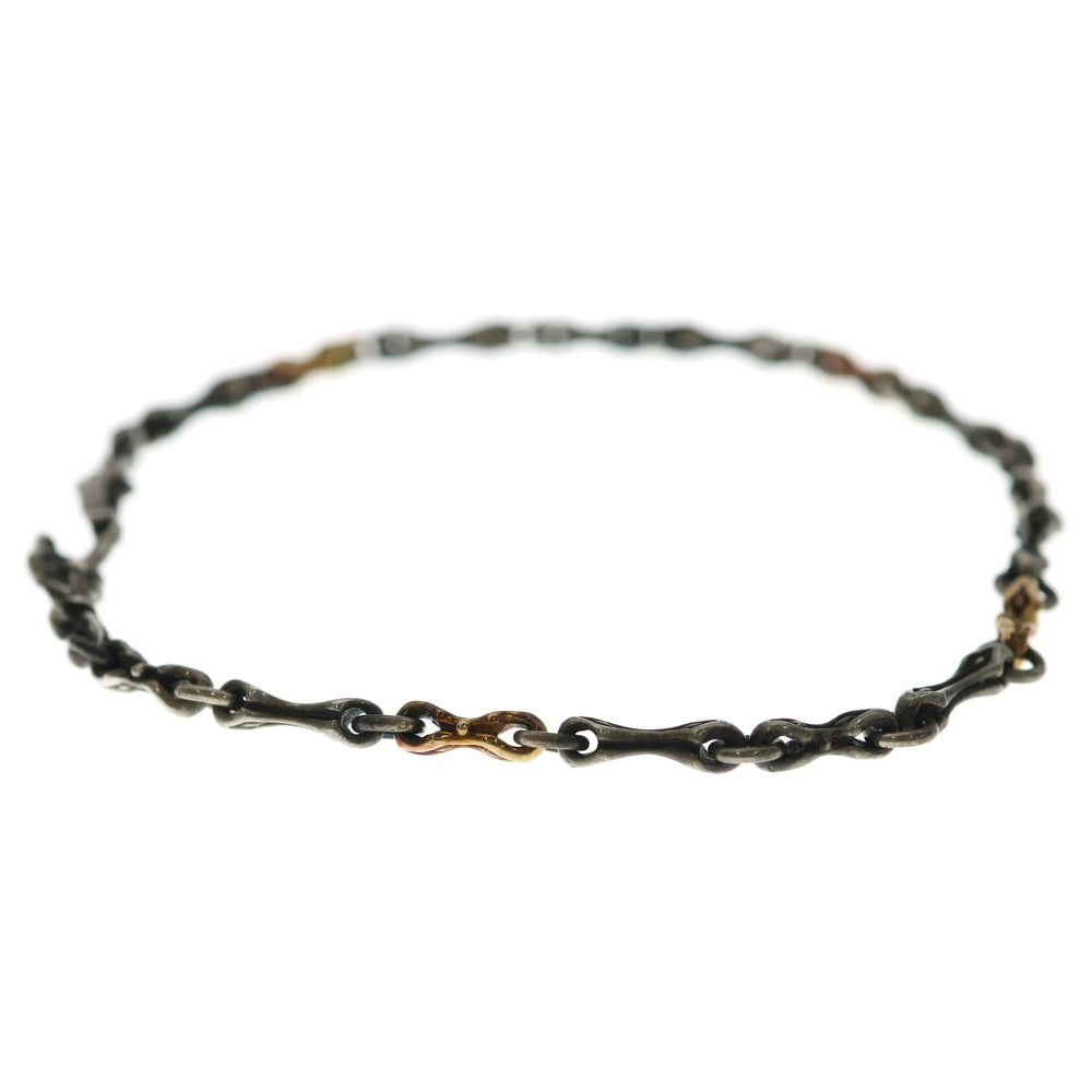 NO BRAND(ノーブランド) Chain Bracelet コンビネーション チェーンブレスレット シルバー/ゴールド