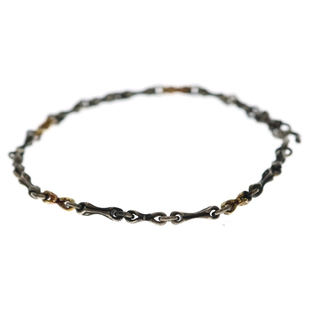 NO BRAND(ノーブランド) Chain Bracelet コンビネーション チェーンブレスレット シルバー/ゴールド