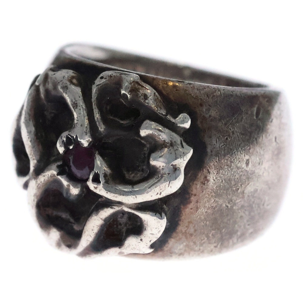 NO BRAND(ノーブランド) CELTiC ARTS(セルティックアーツ) Flowe Stone Ring フラワーモチーフ ストーンリング シルバー レディース