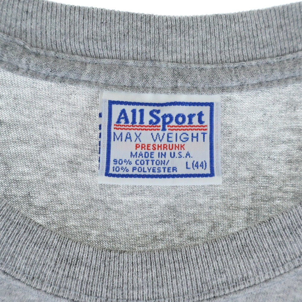 VINTAGE(ヴィンテージ) 90s FIGHT CLUB LOGO TEE ORIGINAL ASH GREY TEE ファイトクラブ ロゴプリント半袖Tシャツ カットソー グレー