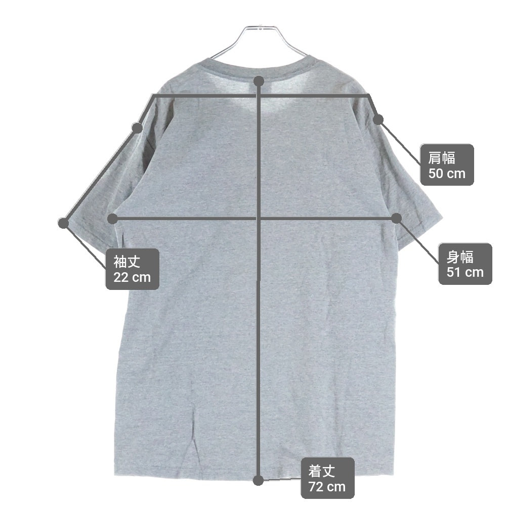 VINTAGE(ヴィンテージ) 90s FIGHT CLUB LOGO TEE ORIGINAL ASH GREY TEE ファイトクラブ ロゴプリント半袖Tシャツ カットソー グレー