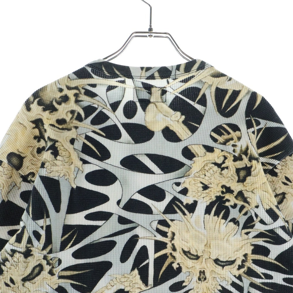 SUPREME(シュプリーム) 25AW ×Y's by Yohji Yamamoto Thermal スカル総柄 サーマル 長袖Tシャツ マルチ