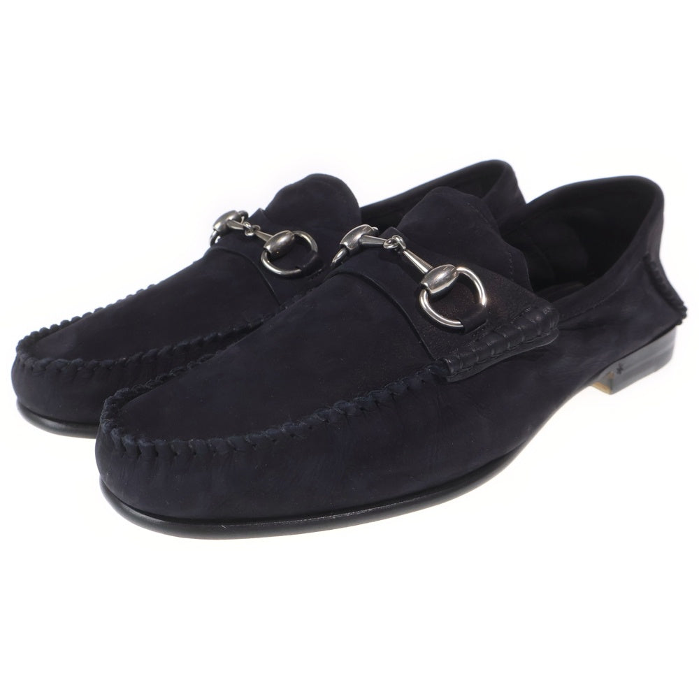 GUCCI(グッチ) Horsebit Loafer ホースビット レザーローファー ローカットシューズ ブラック