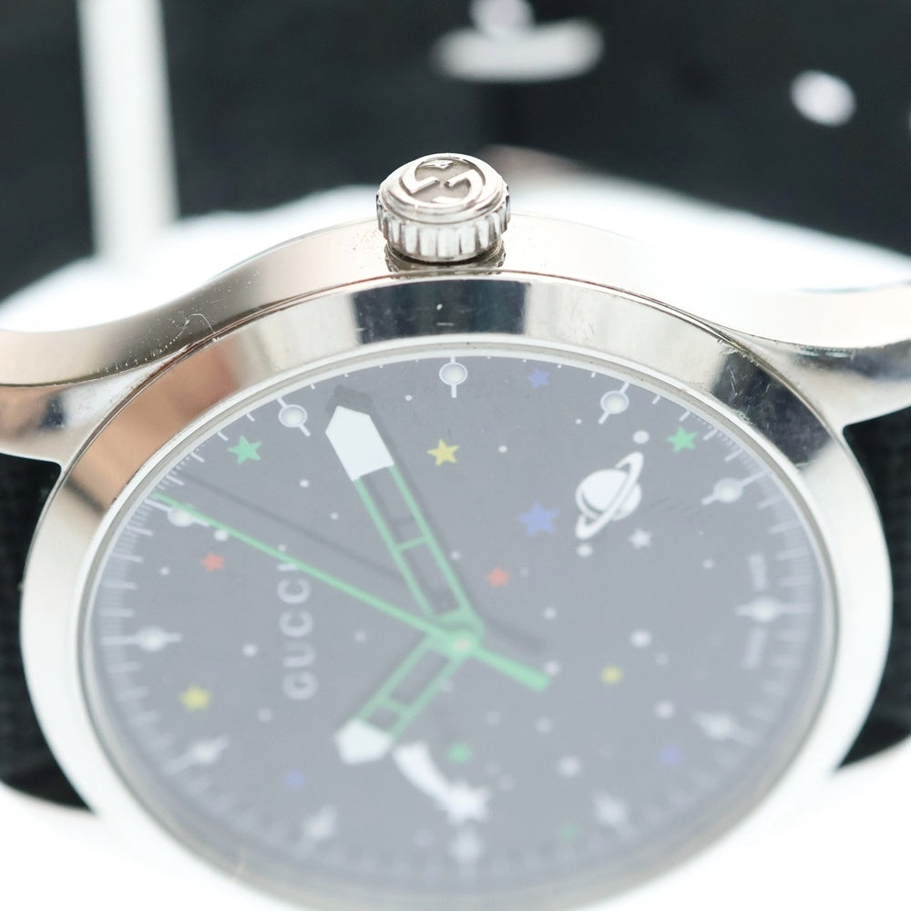 GUCCI(グッチ) G-Timeless Gタイムレス クウォーツ腕時計 ウォッチ ブラック YA1264178